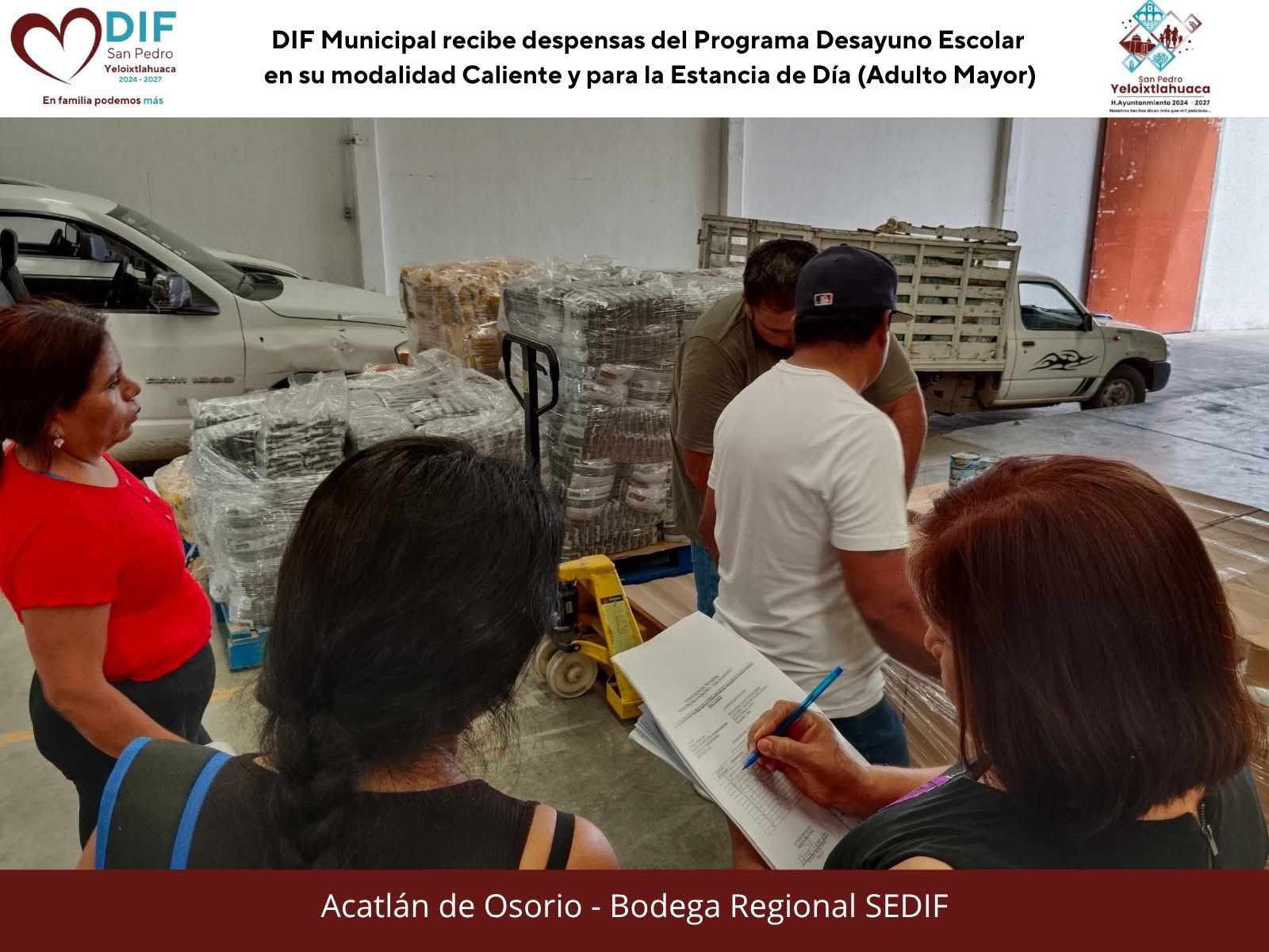 El Sistema DIF Municipal de San Pedro Yeloixtlahuaca que dirige la Prof.ª Evangelina Enríquez Escamilla