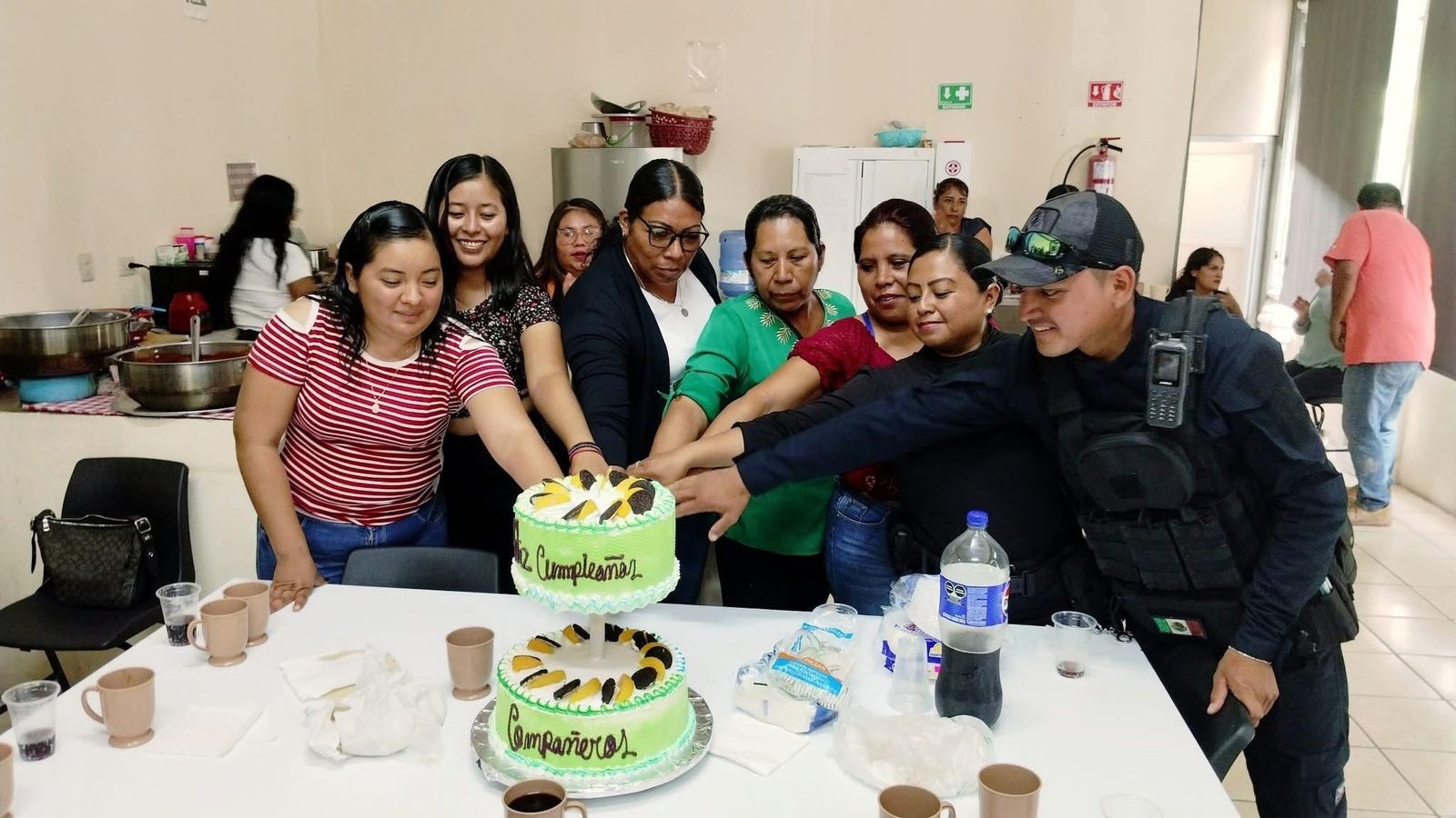 celebró a los compañeros que cumplieron años en el mes de julio.